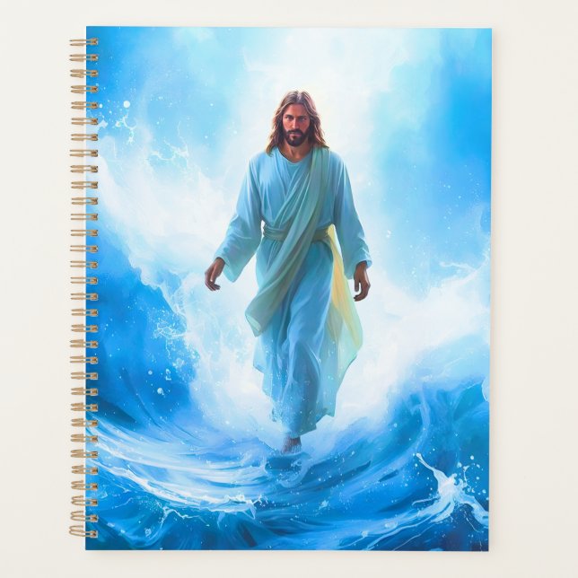 Jesus in Ocean Year Planner (Devant)