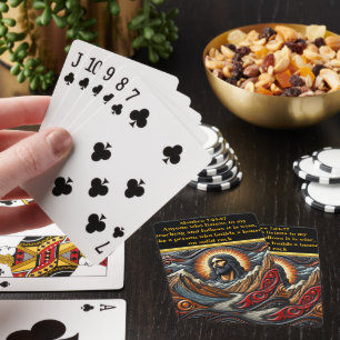 Jesus in radikaler Majestät Spielkarten