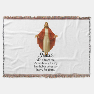 Jesus in Rot und Weiß Decke
