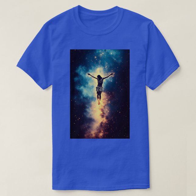 Jesus In Space Resurrection 01 T-Shirt (Design vorne)