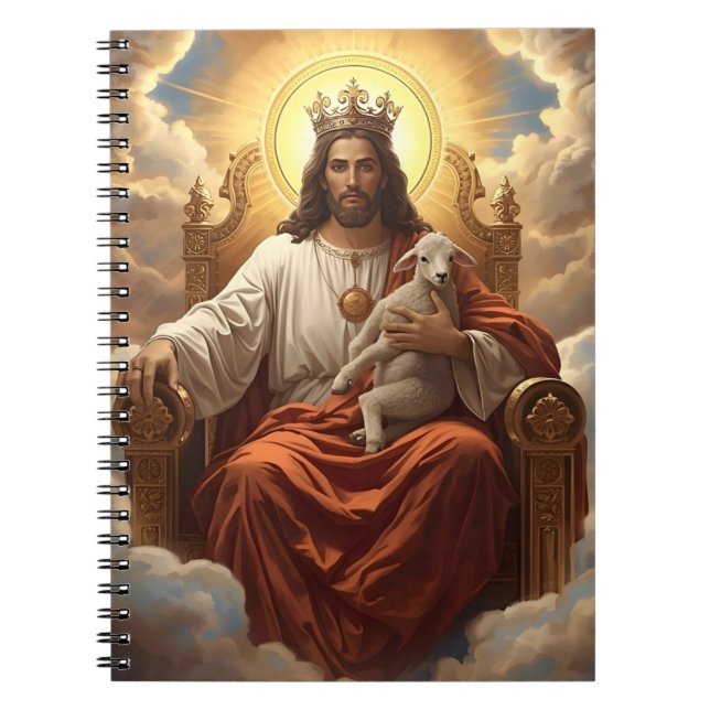 Jesus In the Kingdom of Heaven Notebook Notizblock (Vorderseite)