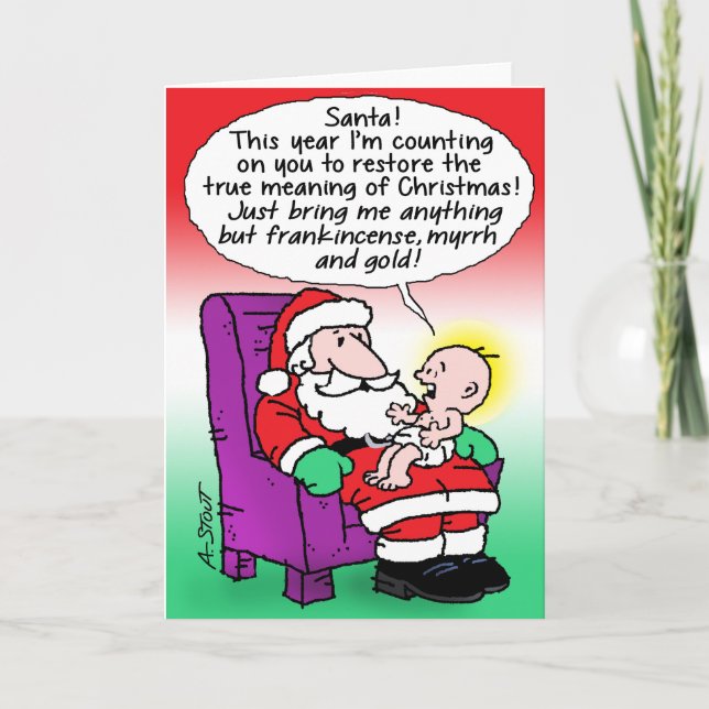 JÉSUS INCENSÉ - CARTE DE VACANCES (Devant)