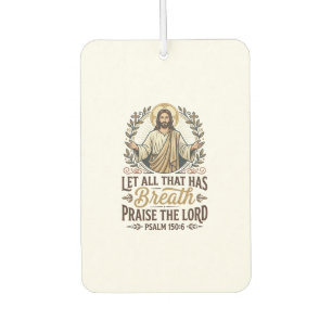 Jesus Indie Folk Akustik-Anbetungs-Grafik-T-Shirt Autolufterfrischer