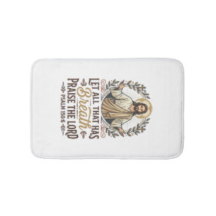 Jesus Indie Folk Akustik-Anbetungs-Grafik-T-Shirt Badematte