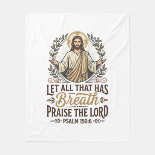 Jesus Indie Folk Akustik-Anbetungs-Grafik-T-Shirt Fleecedecke
