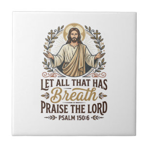 Jesus Indie Folk Akustik-Anbetungs-Grafik-T-Shirt Fliese