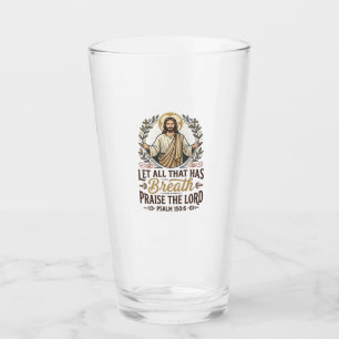 Jesus Indie Folk Akustik-Anbetungs-Grafik-T-Shirt Glas