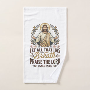 Jesus Indie Folk Akustik-Anbetungs-Grafik-T-Shirt Handtuch