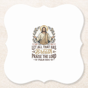 Jesus Indie Folk Akustik-Anbetungs-Grafik-T-Shirt  Untersetzer