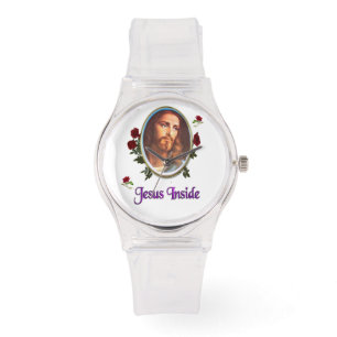Jesus innen armbanduhr