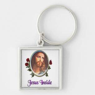 Jesus innen schlüsselanhänger