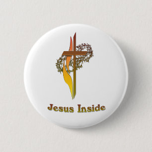 Jesus Inside Button
