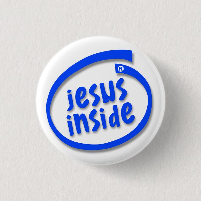 Jesus Inside Button (Vorderseite)