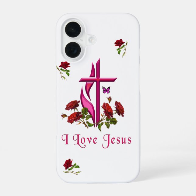 Jesus  iPhone 16 hülle (Rückseite)