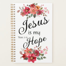 Jesus is My Hope Planner Planer