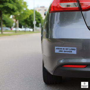 "Jesus Is My Lord And Savior" Bumper Sticker