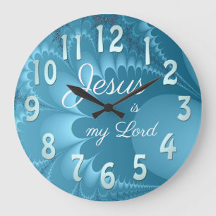 Jesus is my Lord Große Wanduhr