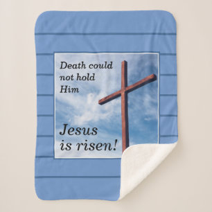 JESUS IS RISEN Blue Oaster Sherpadecke