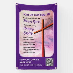 JESUS IS RISEN Christlich Ostern Banner