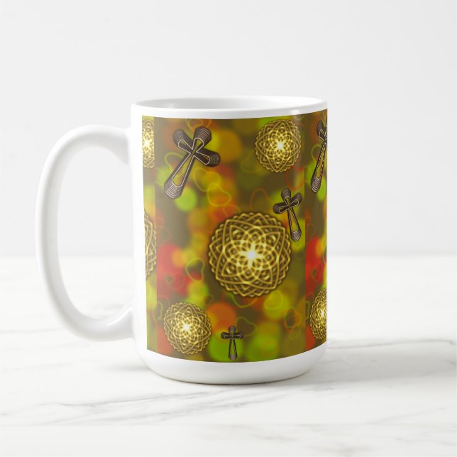 Jesus is the light that I seek  Kaffeetasse (Links)