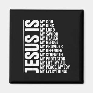 Jesus ist alles christlich inspirierender Glaube Magnet