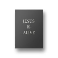 Jesus ist am Leben Christliches Wandkunstposter