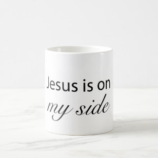 Jesus ist auf meiner Seite Kaffeetasse