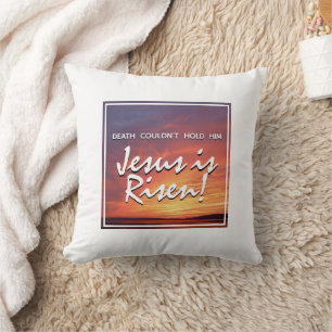 JESUS IST AUFERSTANDEN Auferstehung Christliches O Kissen