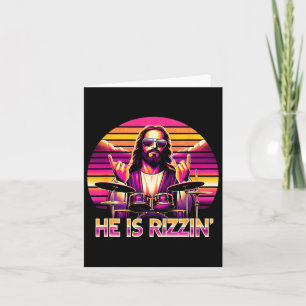Jesus ist auferstanden Er ist rizzin' lustig Chris Karte