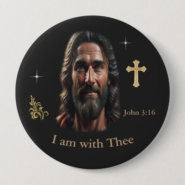 Jesus ist bei dir button (Vorderseite)