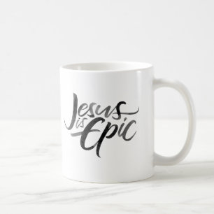 Jesus ist Christliche epische Tintenschrift Kaffeetasse
