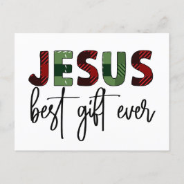 Jesus ist das beste Geschenk aller Zeiten, Christl Postkarte