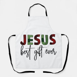 Jesus ist das beste Geschenk aller Zeiten, Christl Schürze
