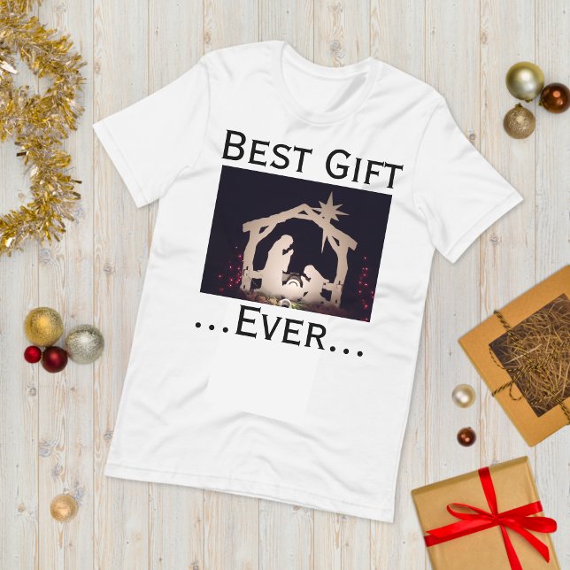 Jesus ist das beste Geschenk für jeden Weihnachts- T-Shirt (Nativity Christmas T-shirt)