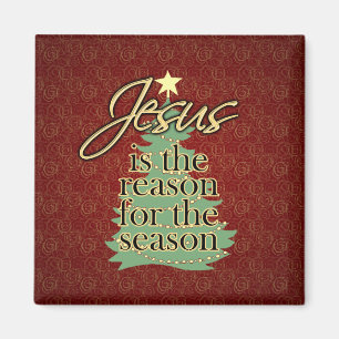 Jesus ist das Grund-christliche Weihnachten Magnet