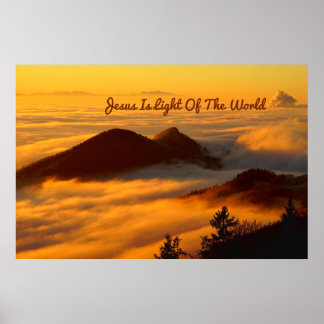 "Jesus ist das Licht der Welt" Poster