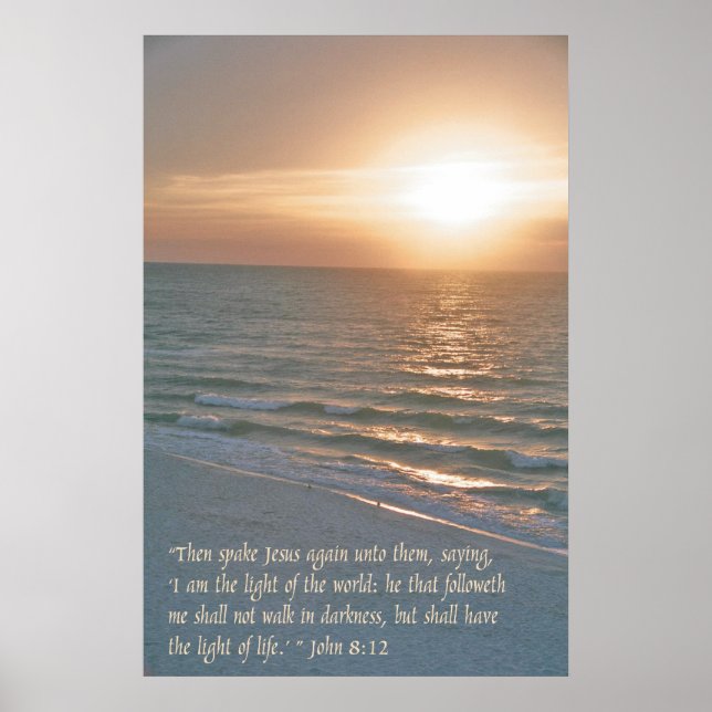 Jesus ist das Licht der Welt Poster (Vorne)