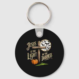 Jesus ist das Licht in der Dunkelheit christliches Schlüsselanhänger