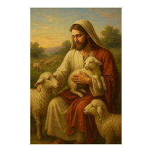 Jesus ist das Shephard #1™ LDS Wall Art Poster
