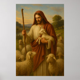 Jesus ist das Shephard #2™ LDS Wall Art Poster