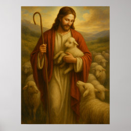 Jesus ist das Shephard #3™ LDS Wall Art Poster