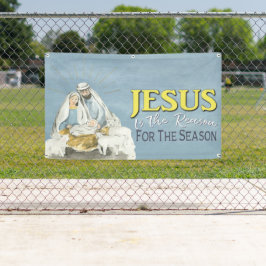 Jesus ist das Weihnachtsfest der Weihnachtszeit Banner