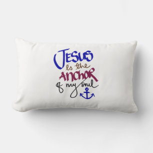 Jesus ist der Anker meines Souls Christliches Zuha Lendenkissen