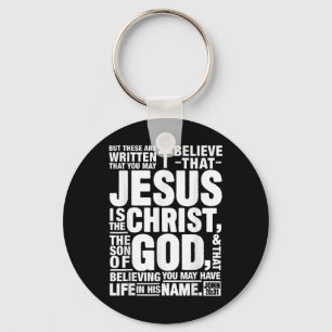 Jesus ist der Christus der Sohn Gottes Johannes 20 Schlüsselanhänger