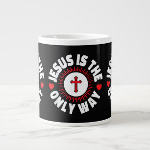 Jesus ist der einzige Weg Christentum Jumbo-Tasse