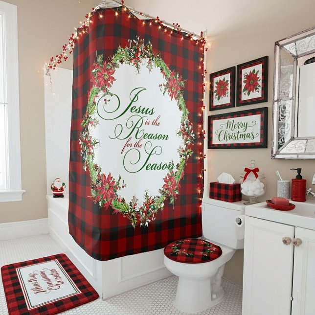 Jesus ist der Grund Duschvorhang (Von Creator hochgeladen)