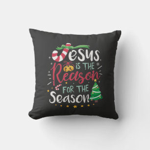 Jesus ist der Grund für das Saisonkissen Kissen