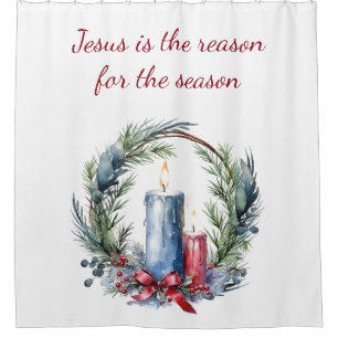 JESUS IST DER GRUND FÜR DAS Weihnachtsangebot DER  Duschvorhang
