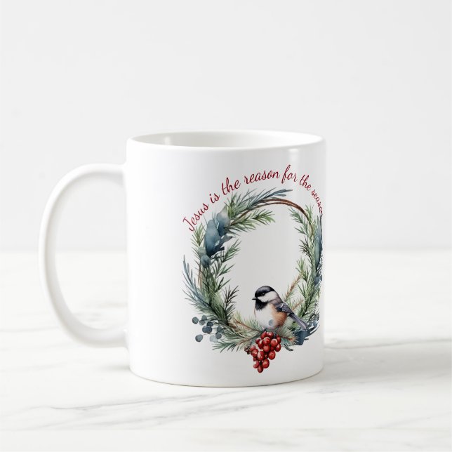 JESUS IST DER GRUND FÜR DAS Weihnachtsangebot DER  Kaffeetasse (Links)