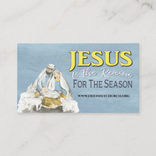 Jesus ist der Grund für den Christlichen Bibelzit Visitenkarte